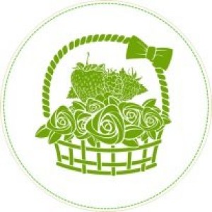 Корзина с фруктами и цветами - красивый подарок Кудымкар